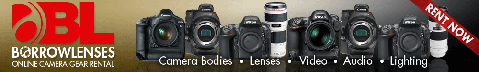 Rent Professional camera Gear